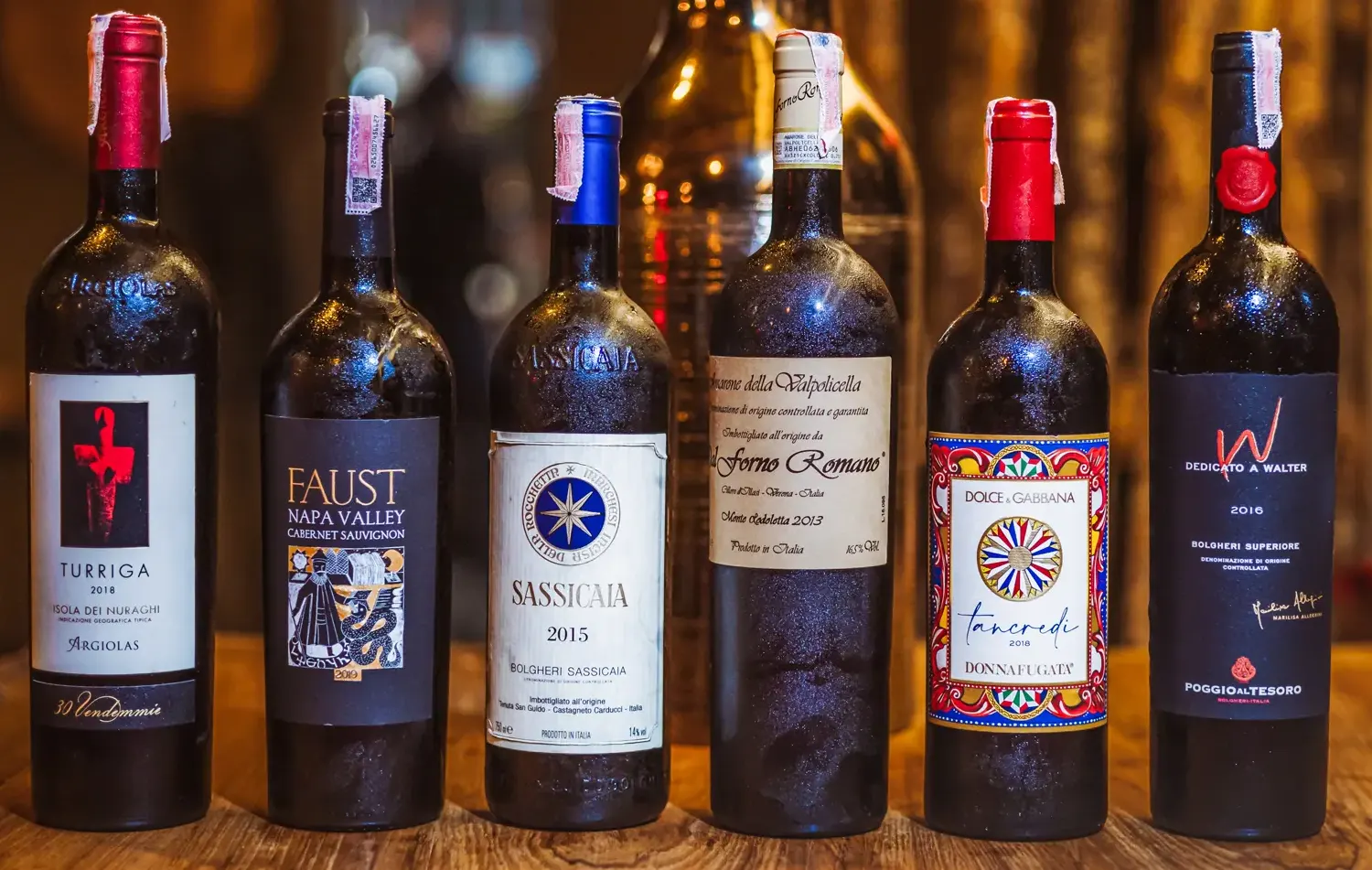 Prestigious wines prestigious red wines
